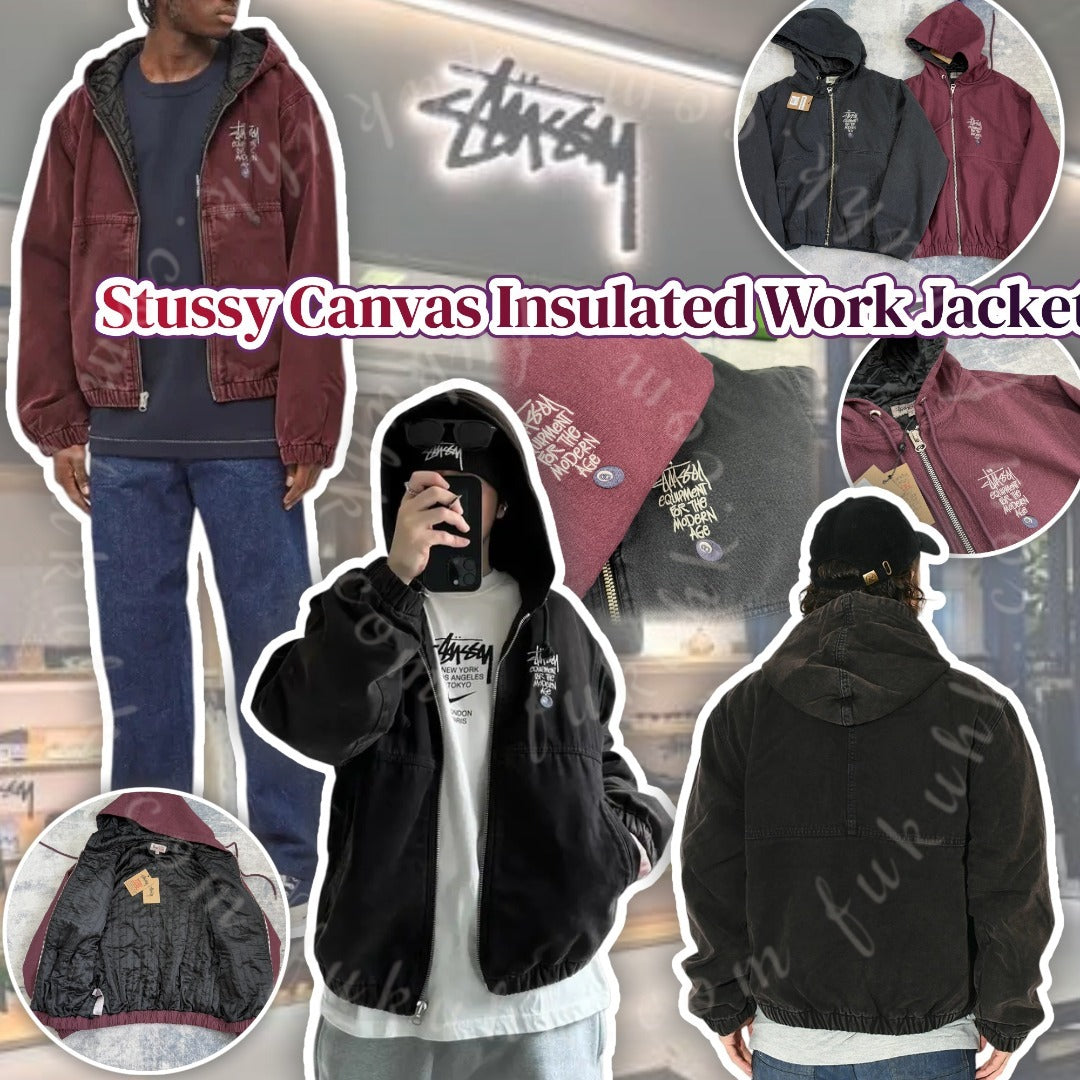 Stussy cotton-padded clothes