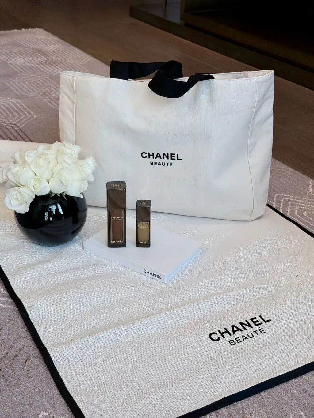 Chanel Tote Bag+Beach towel set