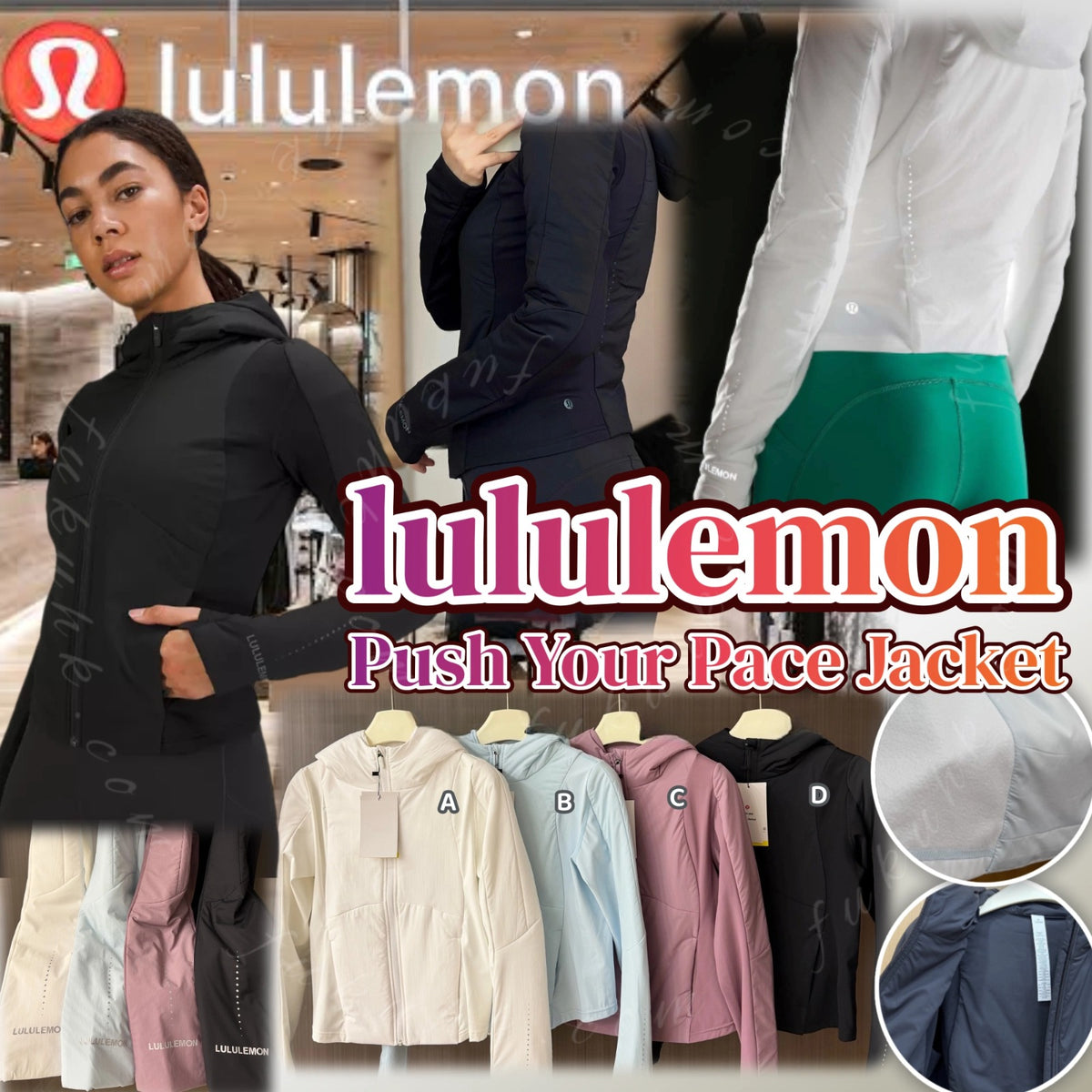 Lululemon cotton-padded clothes